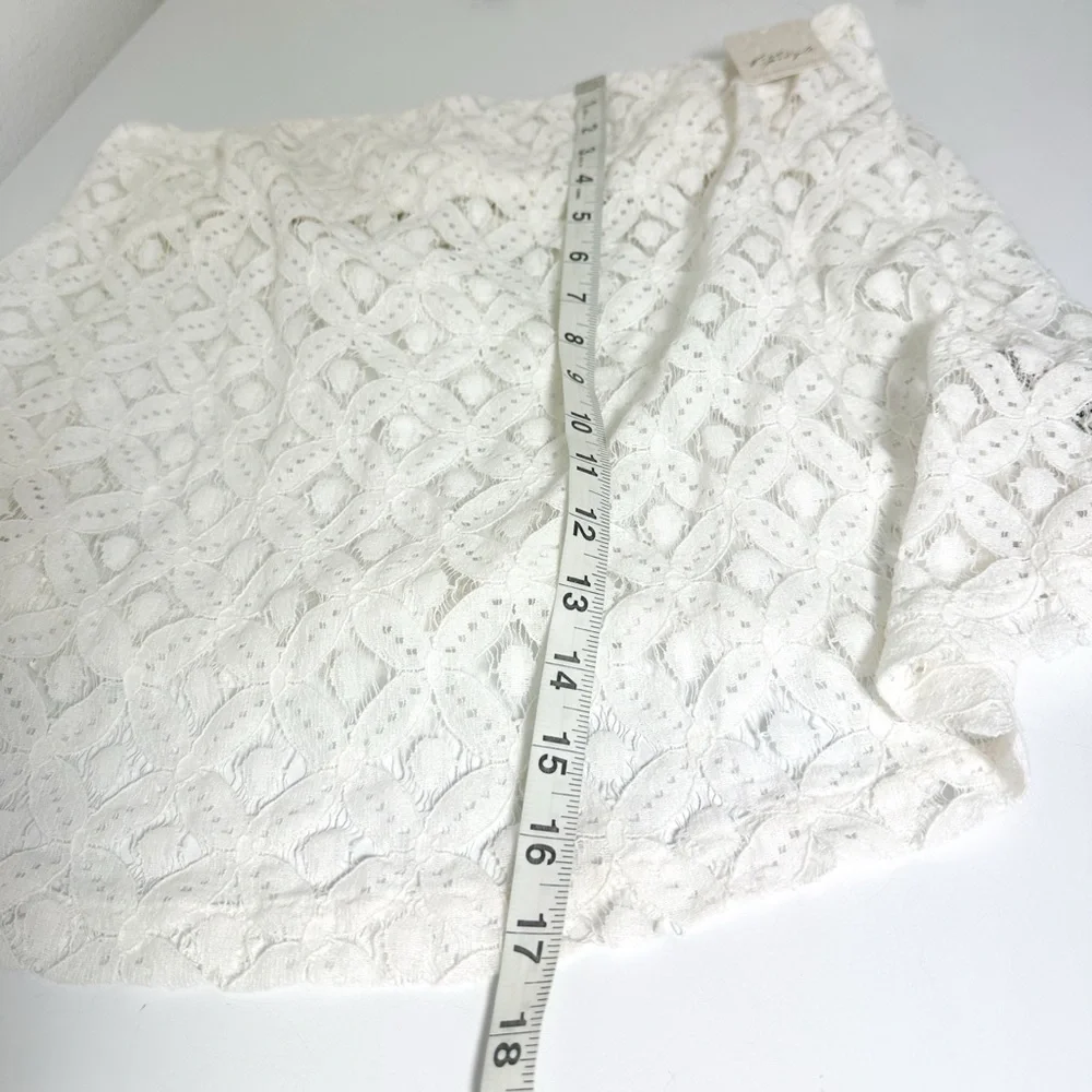 Free People Orion Top in Ivory size Large NWT
